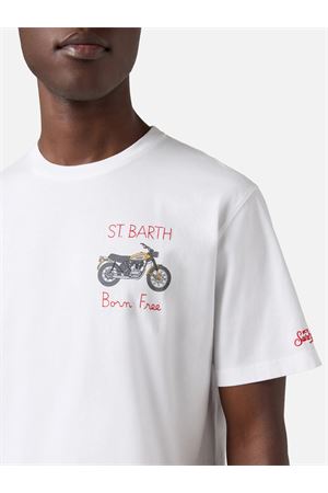 T-Shirt Portofino Man In Cotone Con Stampa Frontale MC2 SAINT BARTH | T-shirt | POT000104519L